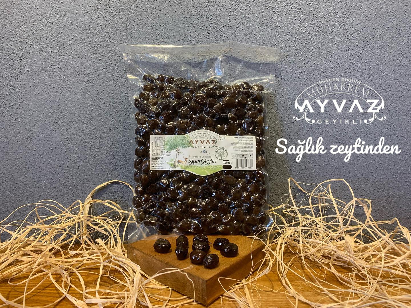 Siyah Zeytin 1 kg ( vakum)